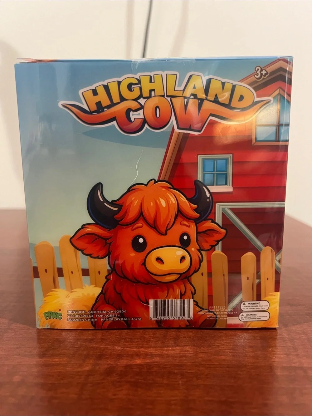 Highland Cow Squishy - Orange